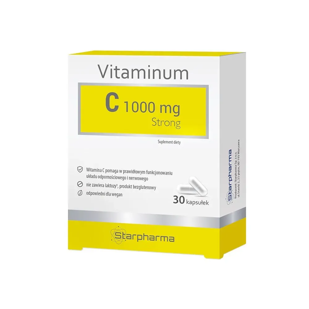 VITAMINUM C 1000 mg STRONG 30 kapsułek