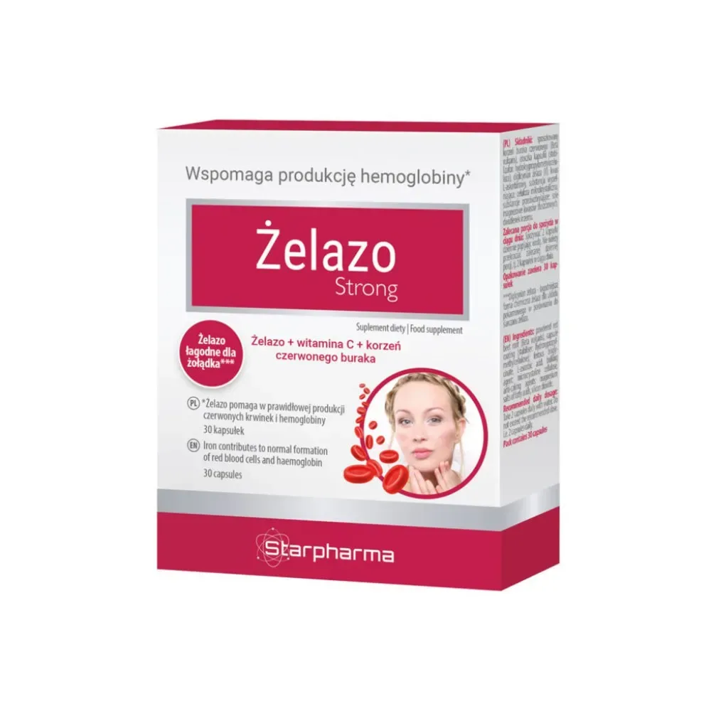 ŻELAZO STRONG 30 kapsułek