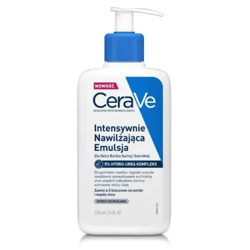 CERAVE INTENSYWNIE NAWILŻAJĄCA EMULSJA DO CIAŁA DLA SKÓRY BARDZO SUCHEJ I SZORSTKIEJ Z 5% KOMPLEKSEM HYDRO-UREA 236 