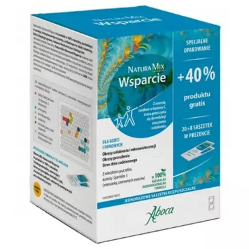 NATURA MIX ADVANCED WSPARCIE 28 saszetek (20 + 8 saszetek)