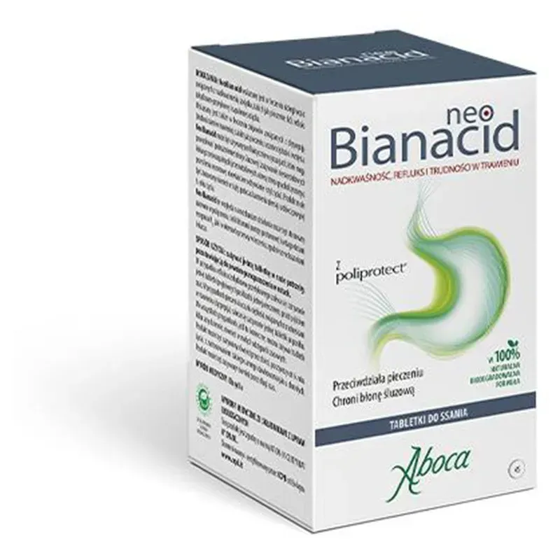 NEOBIANACID 45 tabletek do ssania o smaku miętowym