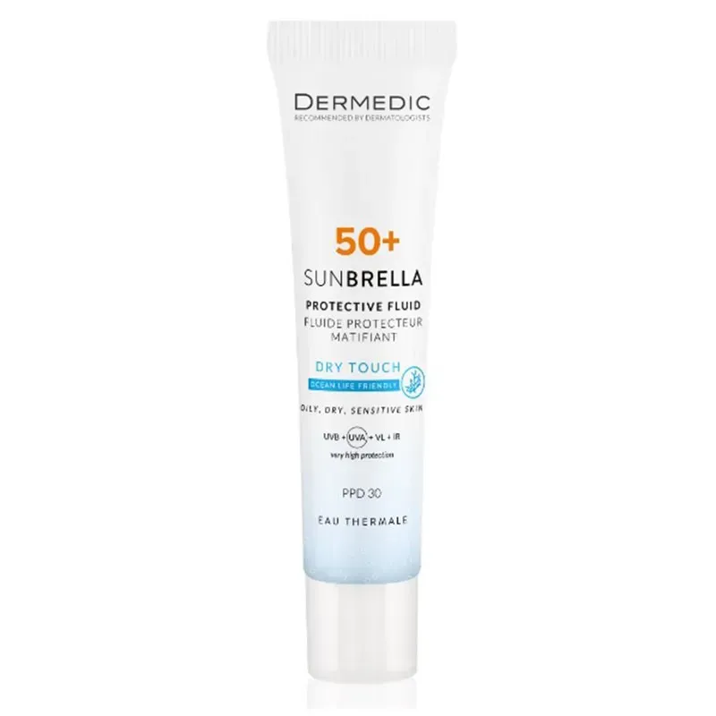DERMEDIC SUNBRELLA MATUJĄCY KREM OCHRONNY SPF 50+ PPD 30 40 ml
