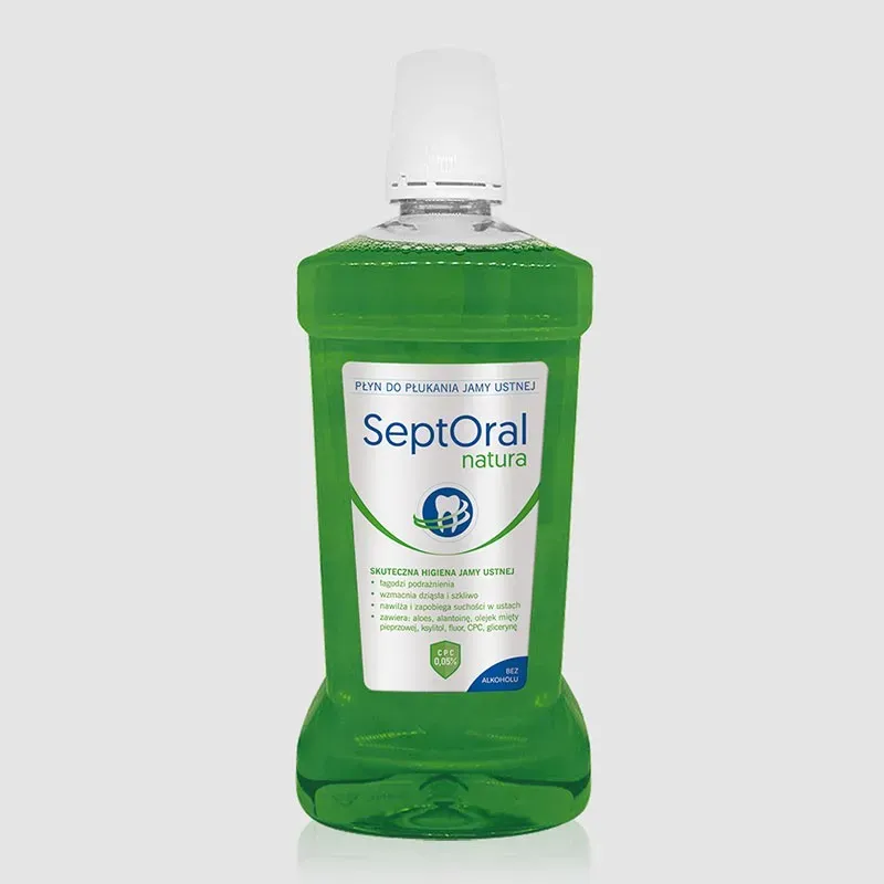 SEPTORAL NATURA PŁYN DO PŁUKANIA JAMY USTNEJ 500 ml