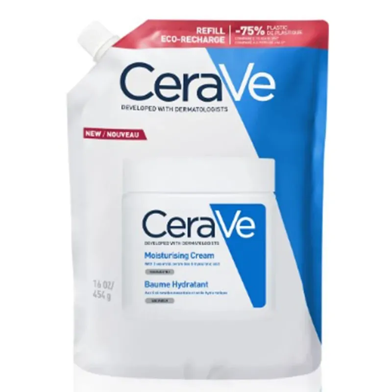 CERAVE REFILL NAWILŻAJĄCY BALSAM DO CIAŁA I TWARZY DLA SKÓRY SUCHEJ I BARDZO SUCHEJ 473 ml