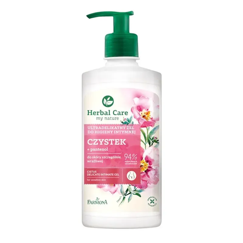 HERBAL CARE ULTRADELIKATNY ŻEL DO HIGIENY INTYMNEJ CZYSTEK 330 ml