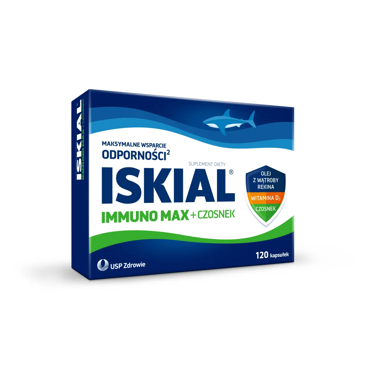 ISKIAL IMMUNO MAX + CZOSNEK 120 kapsułek