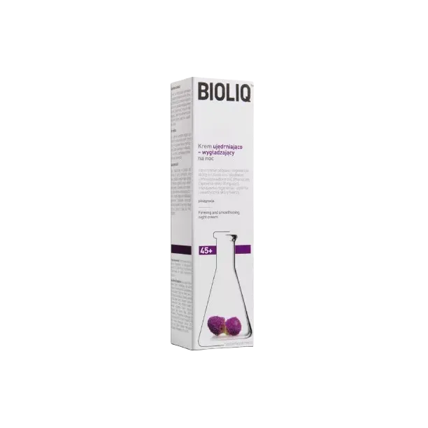 BIOLIQ 45+, KREM UJĘDRNIAJĄCO-WYGŁADZAJĄCA NA NOC 50 ml