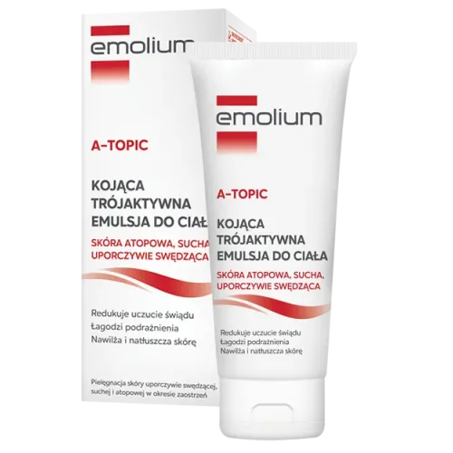 EMOLIUM A-TOPIC KOJĄCA TRÓJAKTYWNA EMULSJA DO CIAŁA 200 ml