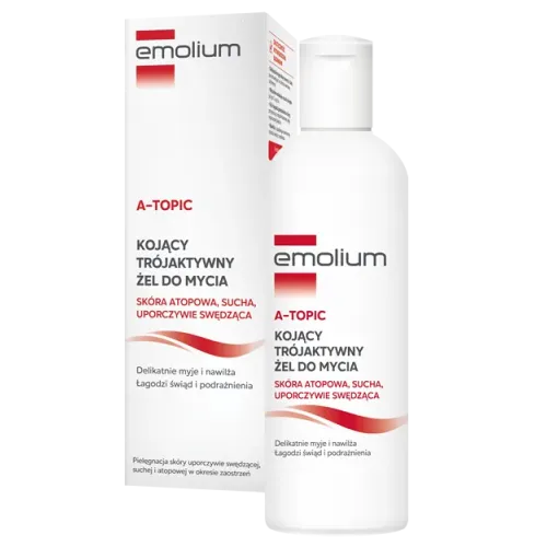 EMOLIUM A-TOPIC KOJĄCY TRÓJAKTYWNY ŻEL DO MYCIA 200 ml
