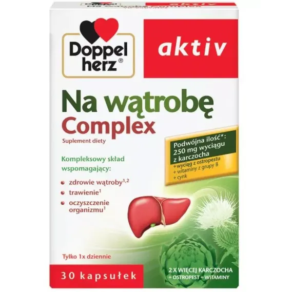 DOPPELHERZ AKTIV NA WĄTROBĘ COMPLEX 30 kapsułek
