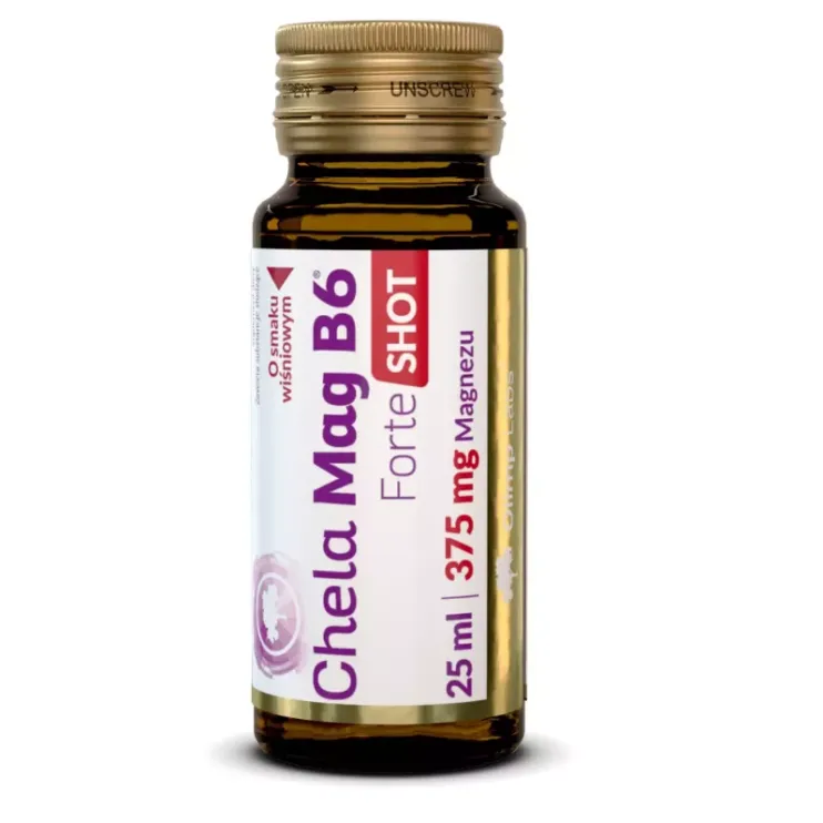 CHELA-MAG B6 FORTE SHOT 25 ml smak wiśniowy