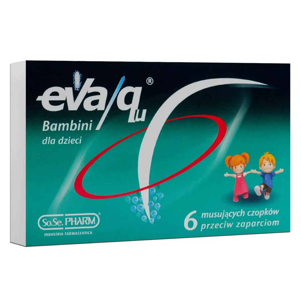 EVA/QU BAMBINI DLA DZIECI 6 czopków