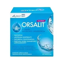 ORSALIT NUTRIS O SMAKU MALINOWO-JAGODOWYM 10 saszetek