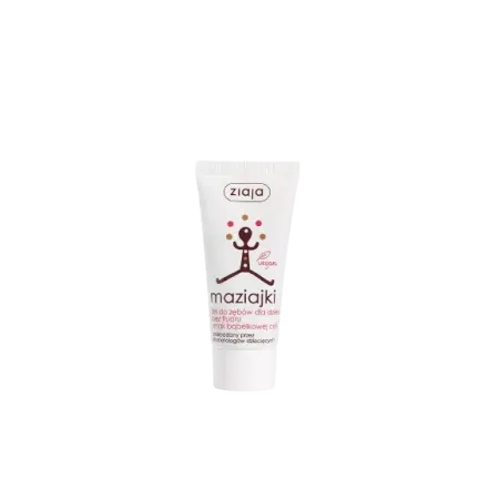 ZIAJA MAZIAJKI ŻEL DO ZĘBÓW DLA DZIECI BEZ FLUORU SMAK BĄBELKOWEJ COLI 50 ml