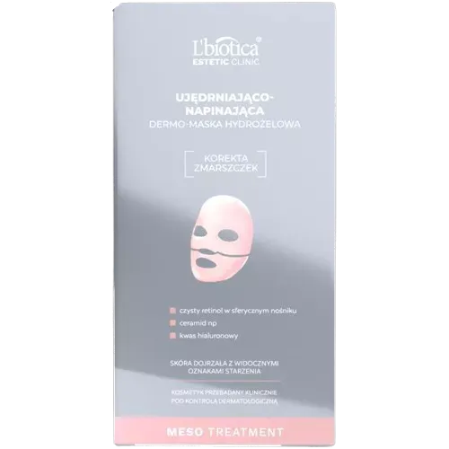 L'BIOTICA Estetic Clinic MESO Treatment Ujędrniająco-napinająca dermo Maska hydrożelowa 1 szt.