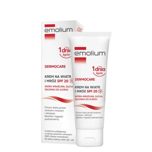 EMOLIUM DERMOCARE KREM NA WIATR I MRÓZ SPF 20 75 ml