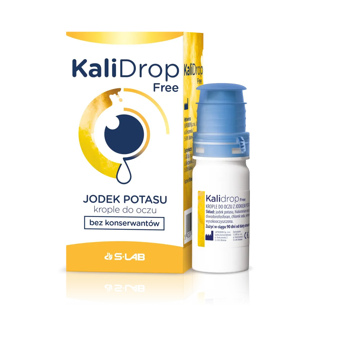 KALIDROP FREE KROPLE DO OCZU Z JODKIEM POTASU 10 ml