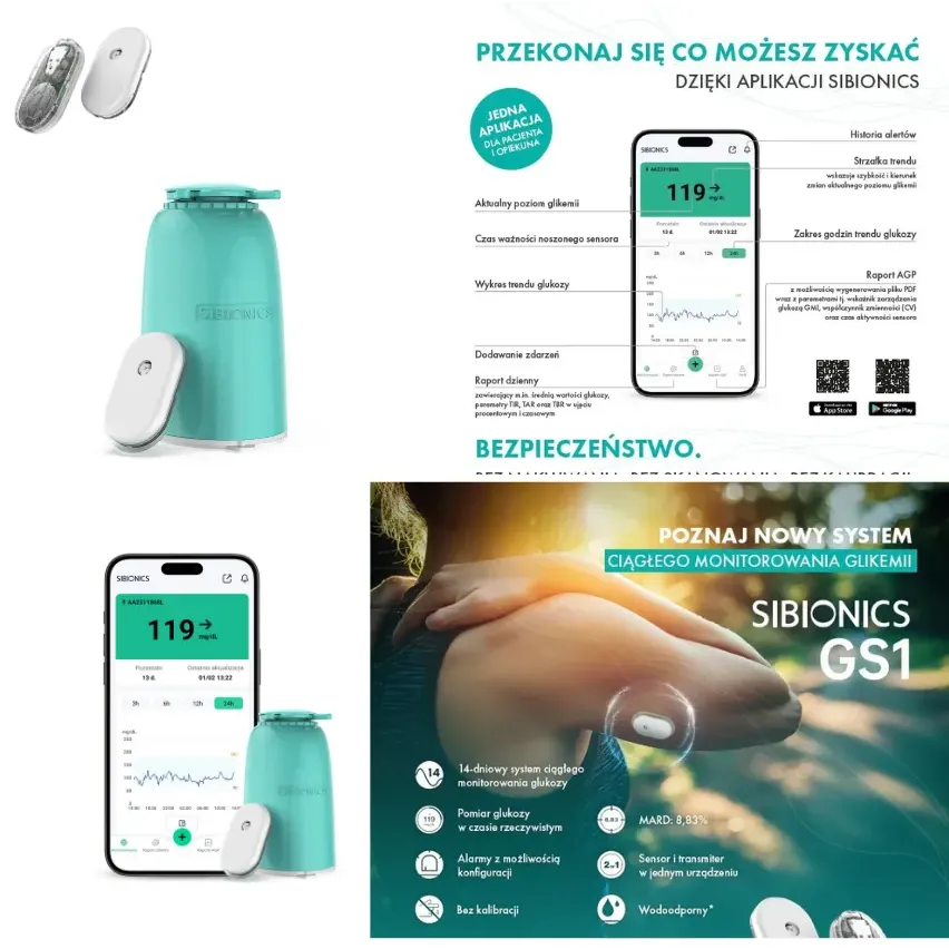 SENSOR CGM SIBIONICS GS1 1 sztuka