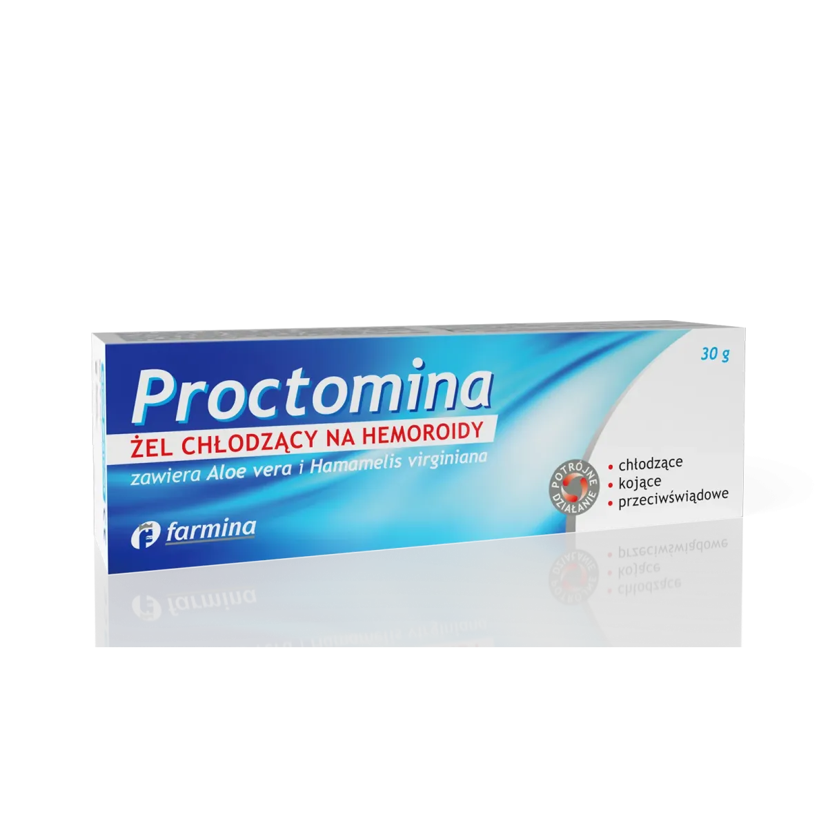 PROCTOMINA ŻEL CHŁODZĄCY NA HEMOROIDY 30 g