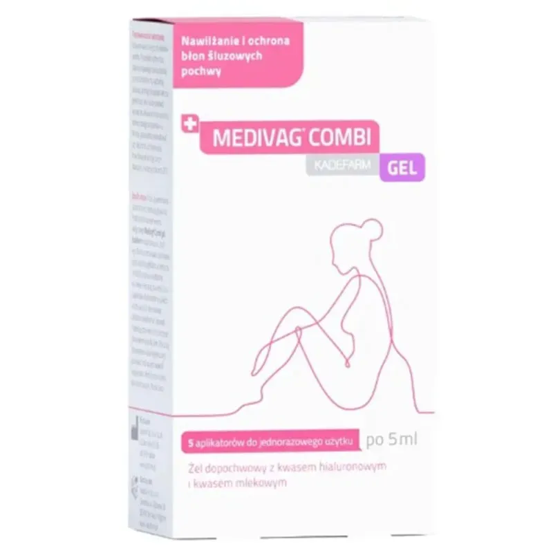 MEDIVAG COMBI GEL 5 aplikatorów po 5 ml