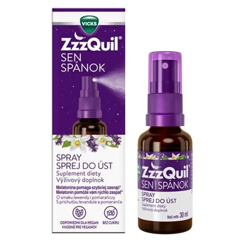 ZZZQUIL SEN SPRAY SMAK POMARAŃCZA-LAWENDA 30 ml