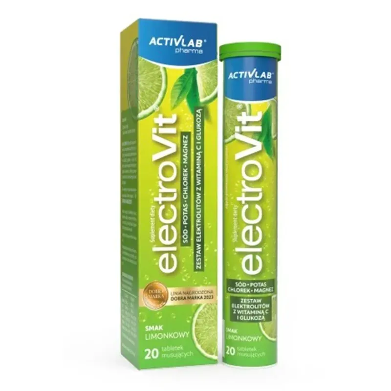 ELECTROVIT LIMONKA 20 tabletek musujących