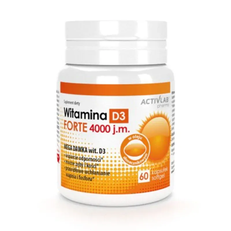 WITAMINA D3 FORTE 4000 IU 60 kapsułek softgel