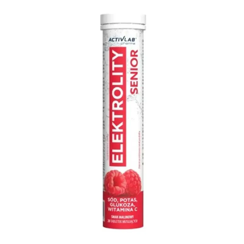 ELEKTROLITY SENIOR ACTIVLAB SMAK MALINOWY 20 tabletek musujących