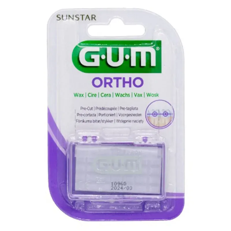 SUNSTAR GUM ORTHO WOSK NEUTRALNY 1 sztuka