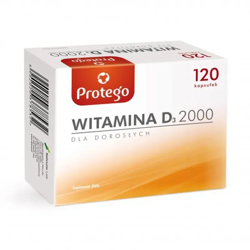 PROTEGO WITAMINA D 2000 120 kapsułek