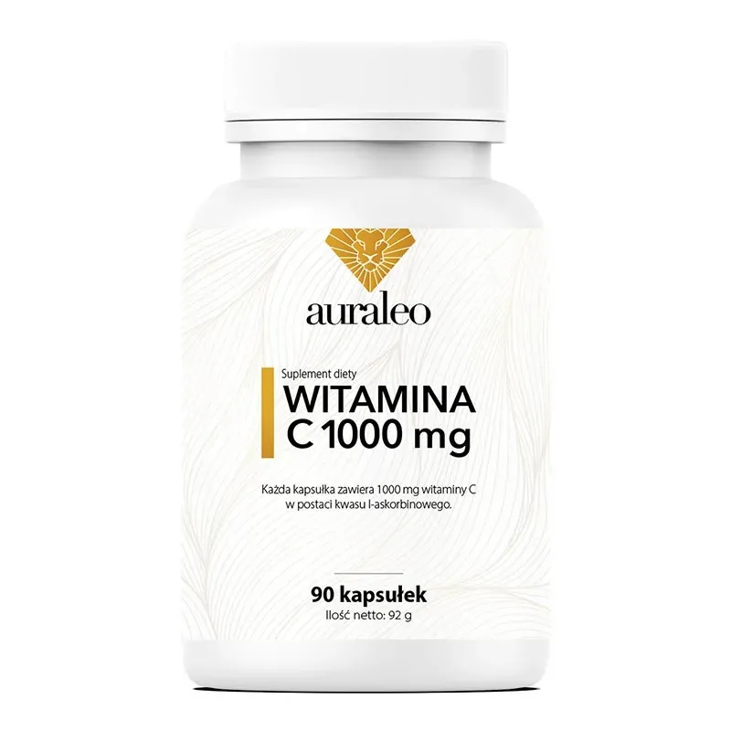 AURALEO WITAMINA C 1000 mg 90 kapsułek