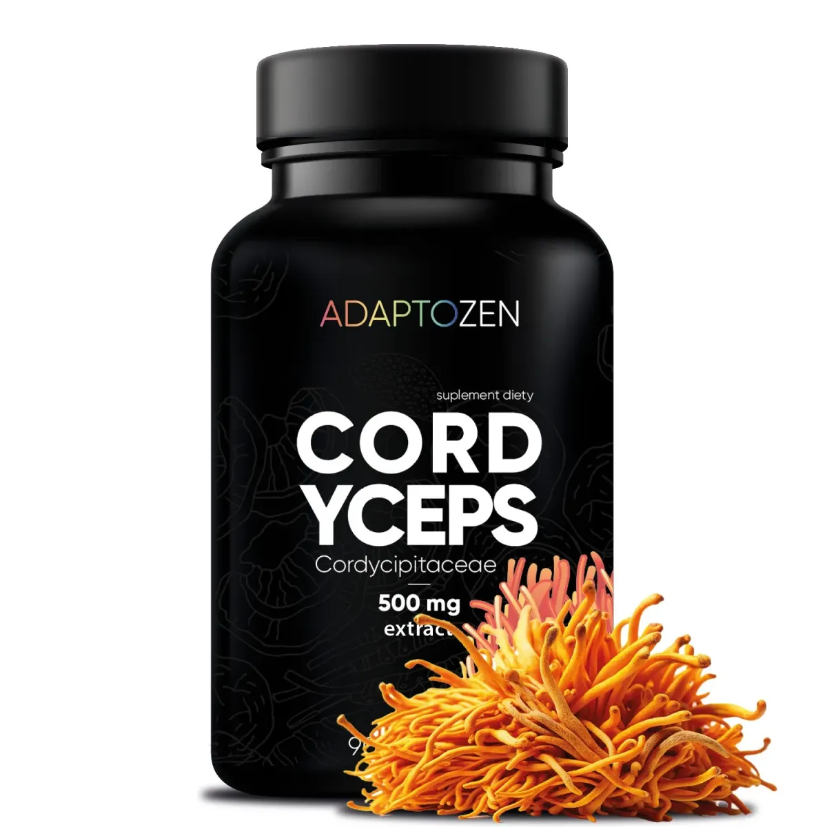 ADAPTOZEN CORDYCEPS EKSTRAKT Z MACZUŻNIKA 60 kapsułek