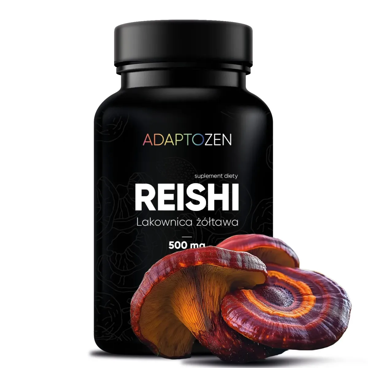ADAPTOZEN REISHI EKSTRAKT Z LAKOWNICY ŻÓŁTAWEJ 60 kapsułek