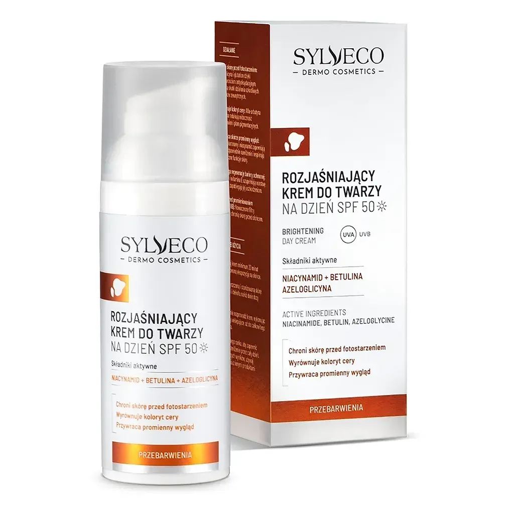 SYLVECO DERMO PRZEBARWIENIA Krem rozjaśniający do twarzy na dzień SPF50 50ml