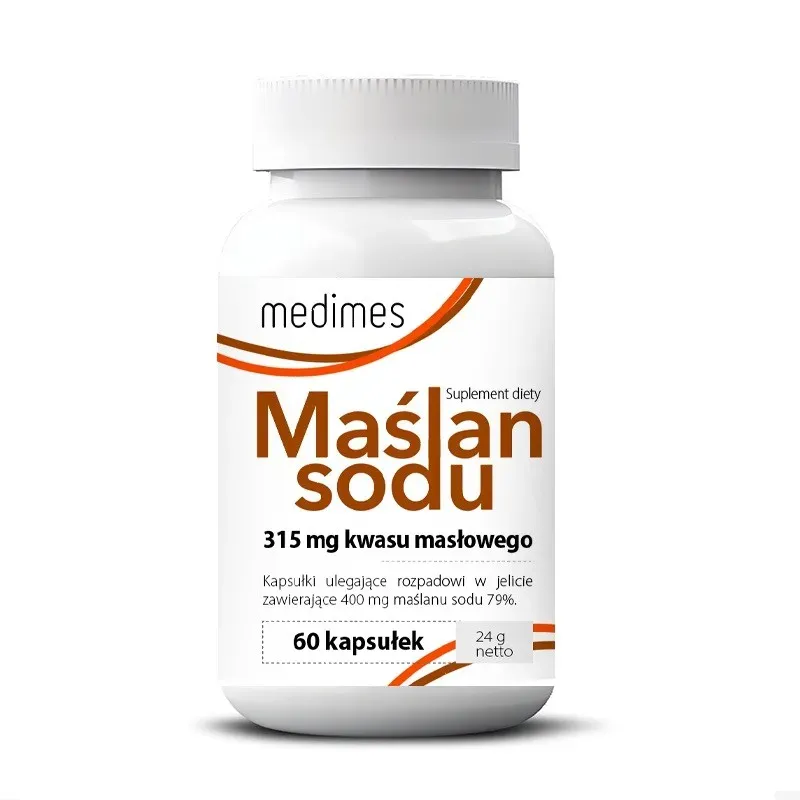 AURALEO MAŚLAN SODU 400 mg 60 kapsułek