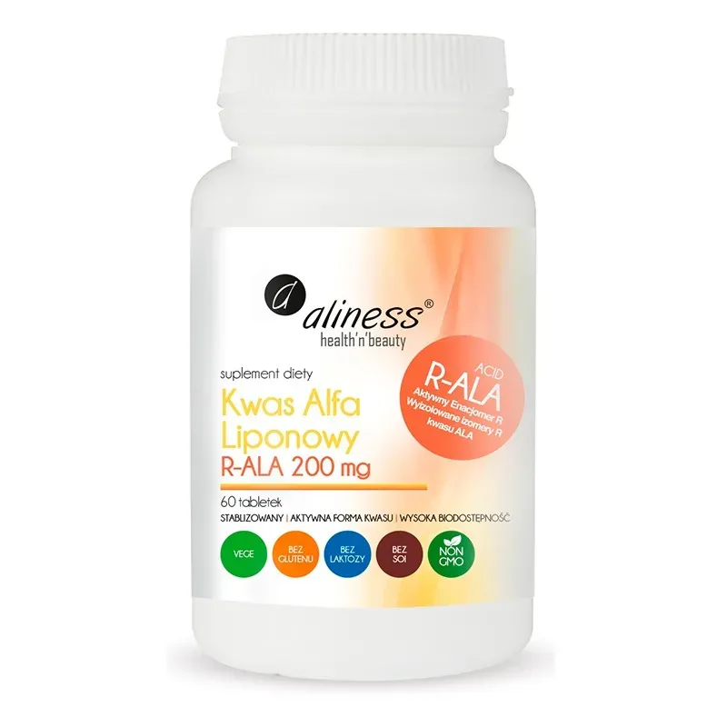 ALINESS KWAS ALFA LIPONOWY R-ALA 200 mg 60 tabletek