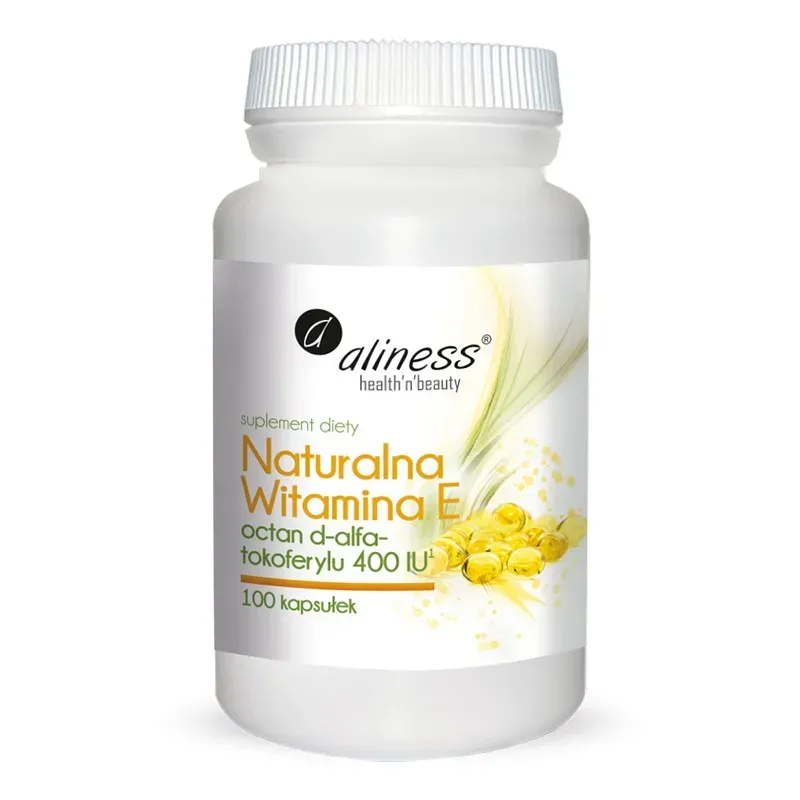 ALINESS NATURALNA WITAMINA E 100 kapsułek