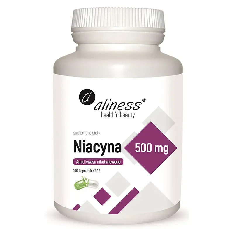 ALINESS NIACYNA, AMID KWASU NIKOTYNOWEGO 500 mg 100 kapsułek