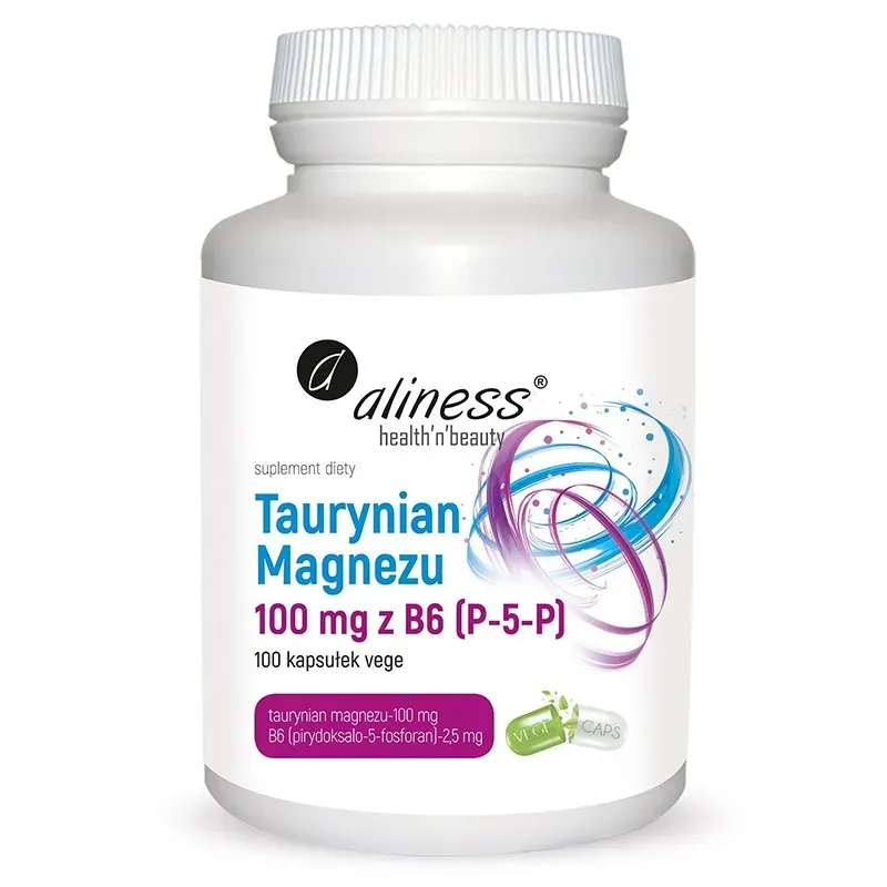 ALINESS MAGNEZU 100 mg z B6 (P-5-P) 100 kapsułek