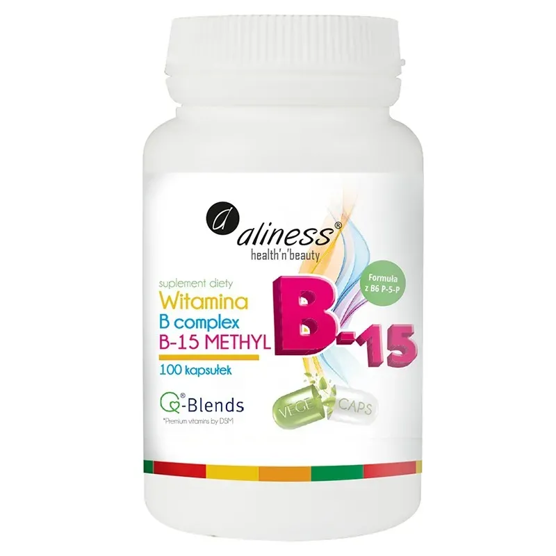 ALINESS WITAMINA B COMPLEX B-15 METHYL 100 kapsułek