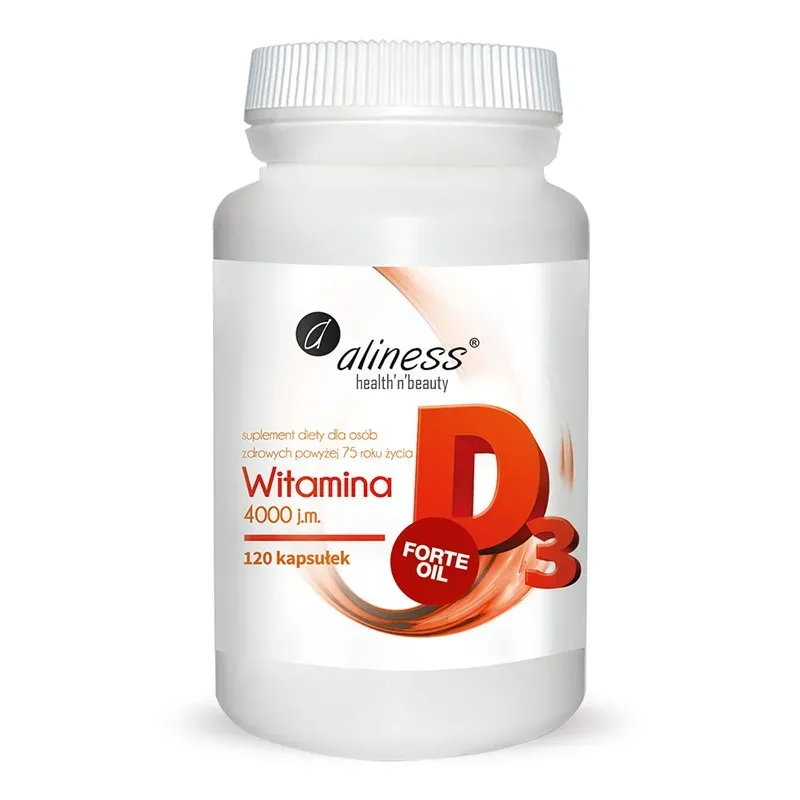 ALINESS WITAMINA D3 4000 j.m. FORTE OIL 120 kapsułek