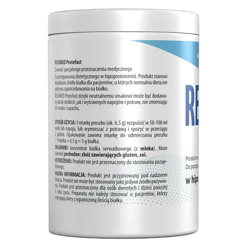 RECOMED PROTEFAST 260 g smak neutralny
