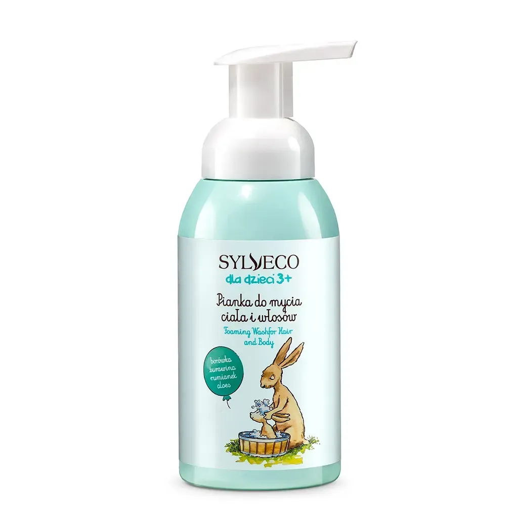 SYLVECO dla dzieci 3+ Pianka do mycia ciała i włosów 290 ml