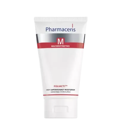 PHARMACERIS M FOLIACTI: KREM ZAPOBIEGAJĄCY ROZSTĘPOM - WZMACNIAJĄCY STRUKTURĘ SKÓRY: 150 ml