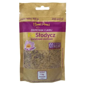 FLOWER POWER FIT SŁODYCZ KWIATOWO-ZIOŁOWA 200 porcji (100 g)