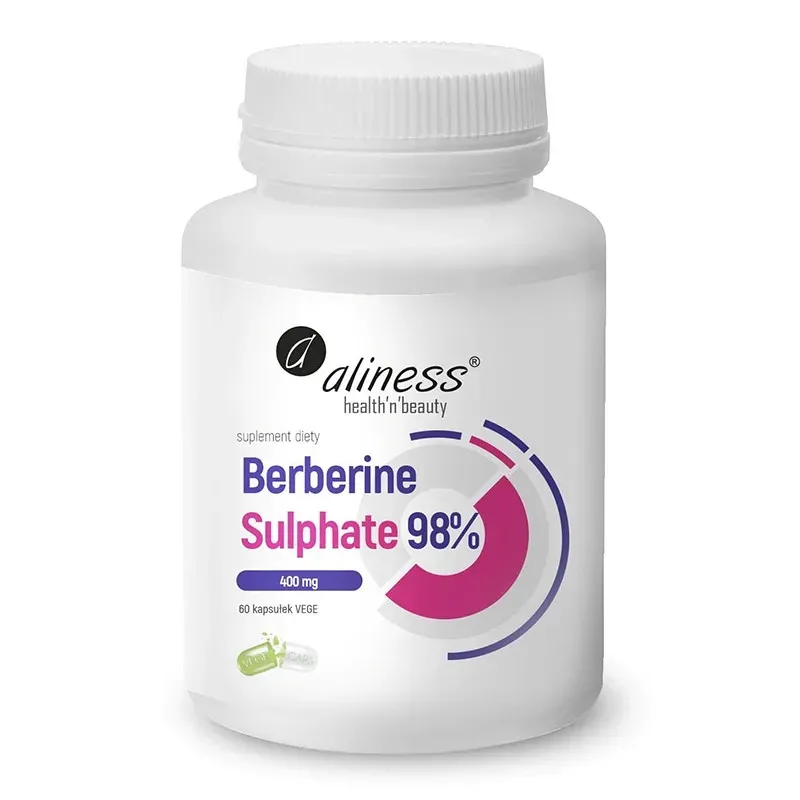 ALINESS BERBERINE SULPHATE 98% 400 mg 60 kapsułek