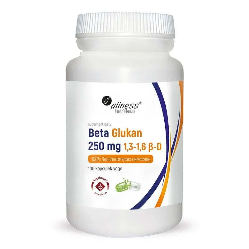 ALINESS BETA GLUKAN YESTIMUN 1,3-1-6 ß-D 250 mg 100 kapsułek