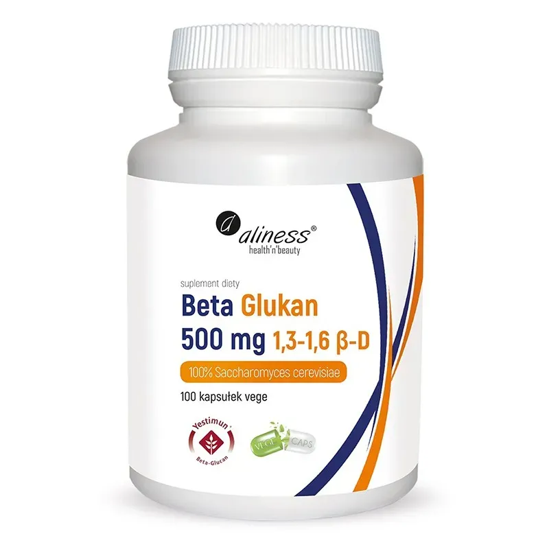 ALINESS BETA GLUKAN YESTIMUN 1,3-1-6 ß-D 500 mg 100 kapsułek