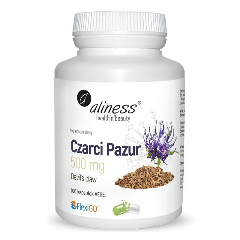 ALINESS CZARCI PAZUR (DEVIL'S CLAW) 500 mg 100 kapsułek
