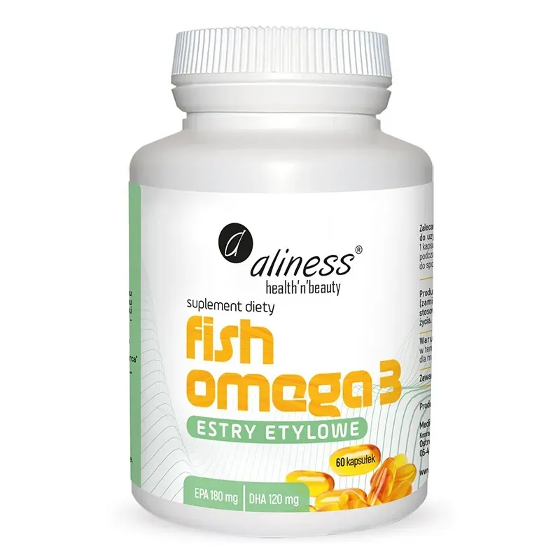 ALINESS FISH OMEGA 3 ESTRY 180/120 mg 60 kapsułek